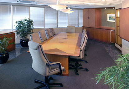 James Balazs Construction: custom renovation - conference room, lobby, and offices
