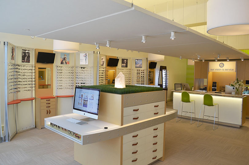 James Balazs Construction: infrastructure - high-end eyewear retail space, Westport, CT